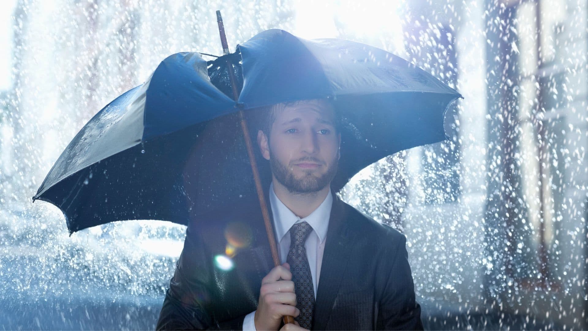 umbrella man